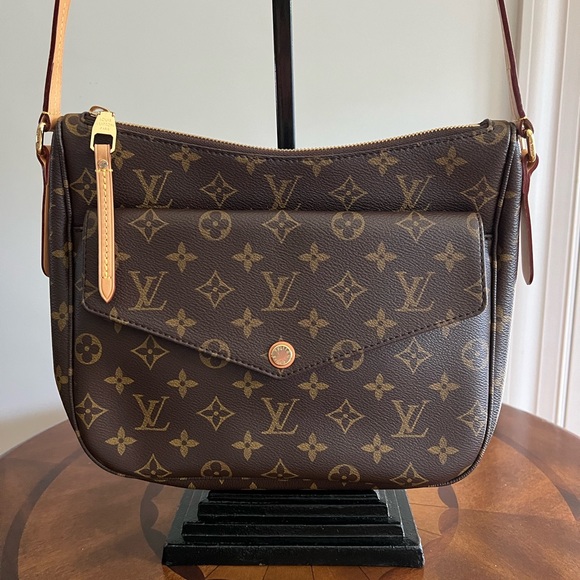 Louis Vuitton Mabillon Shoulder Bag Authentic Monogram Canvas Brown - Picture 4 of 15